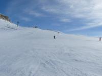 Gez warms up before heading off piste - click for full size image